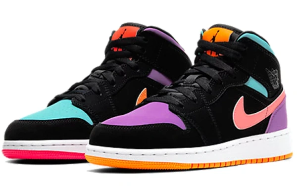 Jordan 1 Mid 'Multi Color' GS