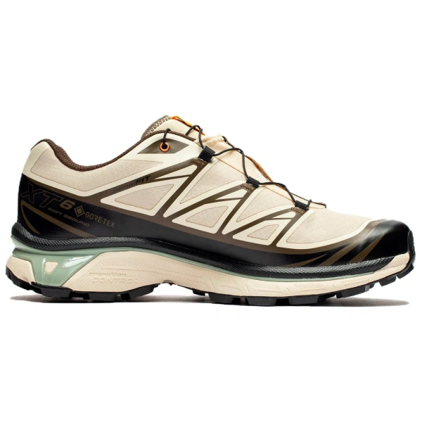 SALOMON XT 6 Gore Tex Sneakersnstuff Almond Milk Seagrass