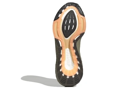 Adidas ULT Устойчивый к истиранию Дышащий Низкий Топ Марафон Беговые кроссовки Мужские Лен Зеленый