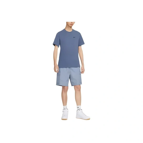 Nike T Shirts Men Finnish Blue