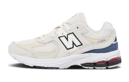 New Balance NB 2002R Cushioning Wear Resistant Low Top Kids' Running Shoes Milk White Kids'