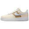 Nike Air Force 1 Устойчивые к истиранию Низкие Кроссовки для скейтбординга Женские Бежево-коричневые