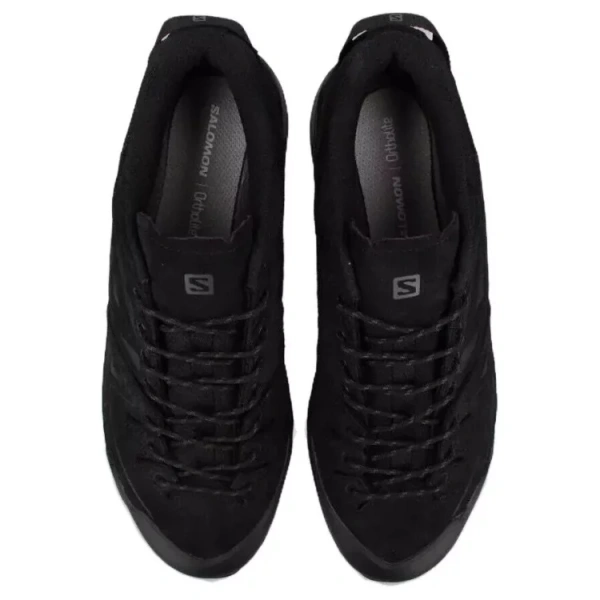 X ALP SALOMON Leather 'Black Asphalt'