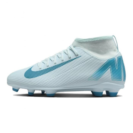Nike Mercurial Superfly 10 Anti Slip Wear Resistant Mid Top Kids' Soccer Shoes Blue Kids'