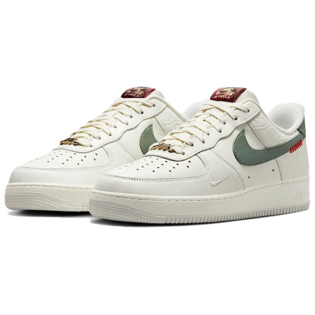 Nike Air FORCE 1 Slip-on Устойчивый к истиранию Низкий Топ Скейтбординг Мужской Белый