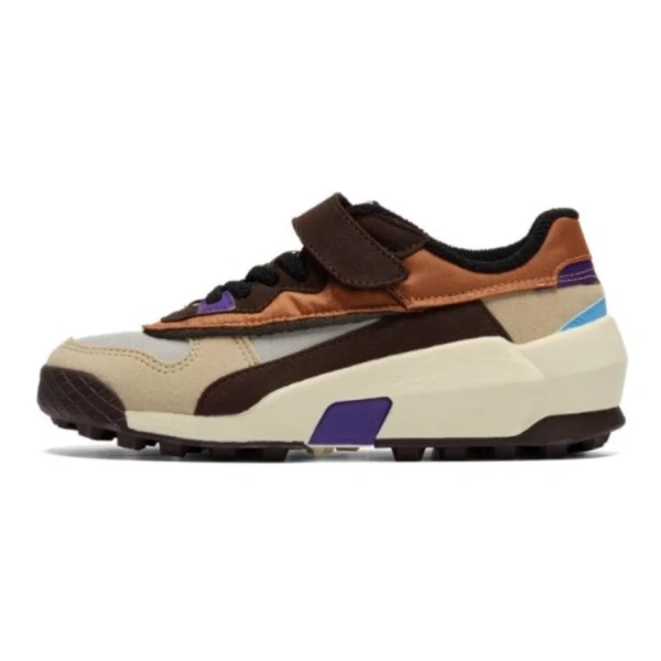 Onitsuka Tiger Admix Runner Anti Slip And Wear Resistant Lightweight Kids Lifestyle Shoes Gray Brown Kids'