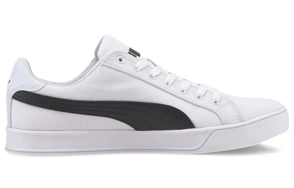 PUMA Smash Vulc Canvas 'White Black'