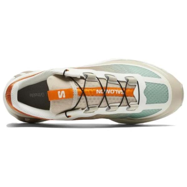 SALOMON XT-6 FT Anti-Slip Wear-Resistant Low-Top Running Shoes Unisex White Brown