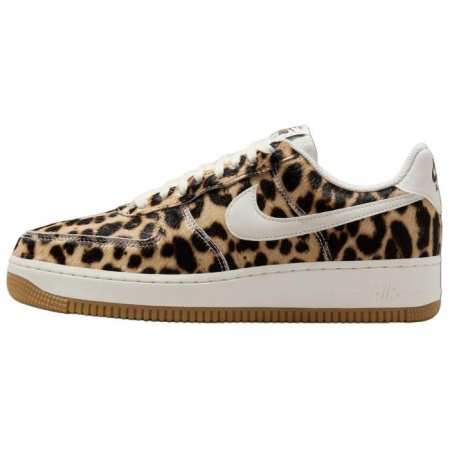 Nike Air Force 1 Anti Slip Wear Resistant Low Top Skateboard Shoes Women's Brown Black
