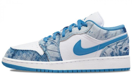 Jordan 1 Low Washed Denim GS