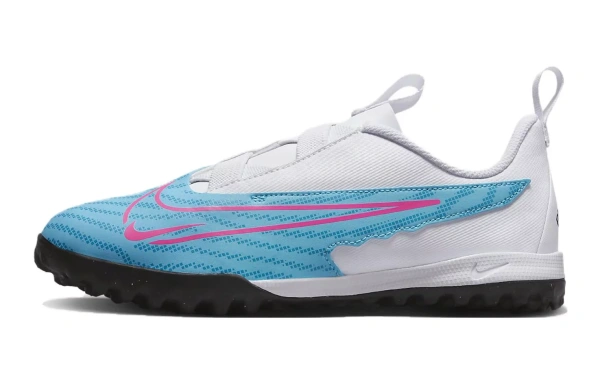 Nike Phantom GX Academy Anti Slip Wear Resistant Low Top Kids' Soccer Shoes White Blue Kids'