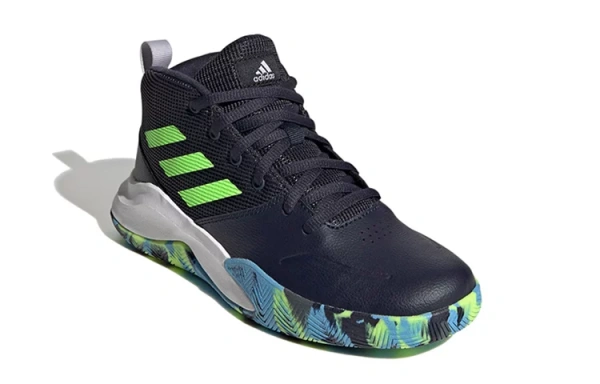 adidas Own The Game J Wide 'Legend Ink Signal Green'