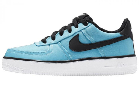 Nike Air Force 1 Lv8 Shift Anti Slip Wear Resistant Low Top Kids' Skateboarding Shoes Ice Blue Teenagers