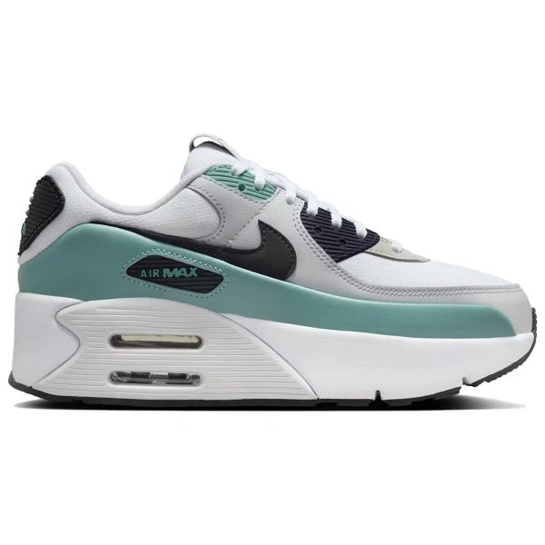 Nike Air Max 90 Abrasion Resistant Low Top Casual Shoes Women's White