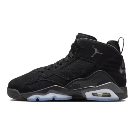 Jordan Jumpman MVP Slip Resistant Cushioning Mid Top Children's Basketball Shoes Black Teenagers