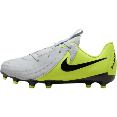 Nike Jr. Phantom GX 2 Academy Anti-Slip Wear-Resistant Low-Top Kids' Soccer Shoes Silver Yellow Kids'