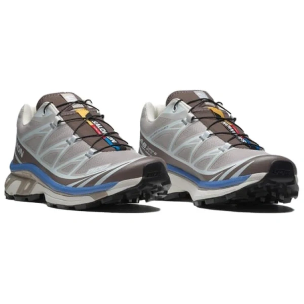SALOMON XT 6 Anti Slip Wear Resistant Low Top Running Shoes Unisex Gray