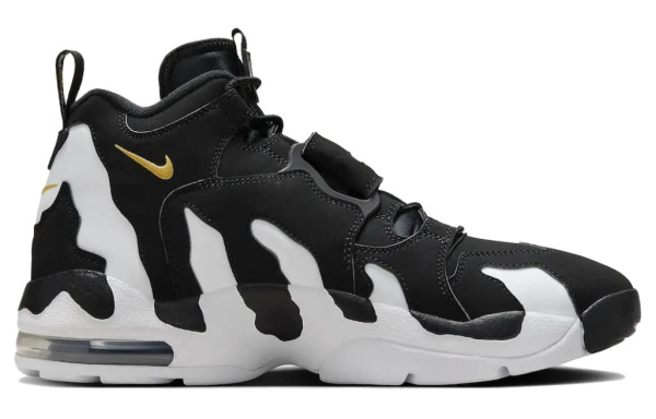 Nike Air Ромб Шипы Баскетбольные кроссовки MID Топ Белый черный Мужские