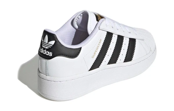 Adidas SUPERSTAR XLG Anti-Slip Wear-Resistant Low-Top Kids' Skateboarding Shoes White Kids'