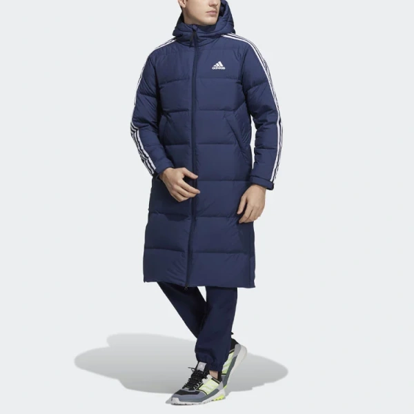 Adidas 3 Stripes Down Jacket Winter Unisex Blue