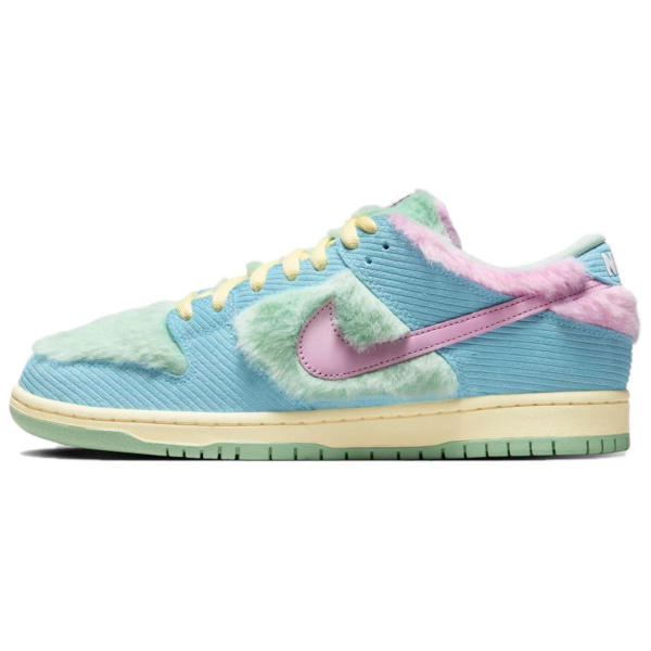 NIKE Dunk SB Кроссовки для скейтбординга Низкие Голубой, зеленый, розовый Мужские