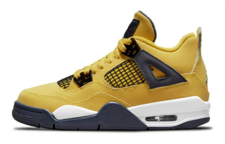 Jordan Kids Air Jordan 4 Retro 'Lightning 2021' Sneakers