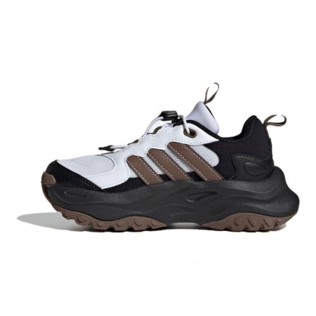 Adidas Maxxwavy Slip Resistant Cushioning Low Top Kids Lifestyle Shoes Black White Brown Kids'