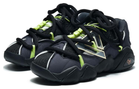 PEAK State Pole 6371 Slip Resistant Abrasion Resistant Low Top Спортивная Повседневная Обувь Женская Черная