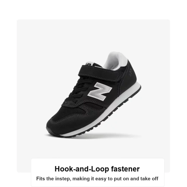 New Balance NB 373 Low Top Kids Lifestyle Shoes Black Kids'