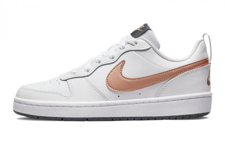 Nike Court Borough Low 2 GS 'White Metallic Red Bronze'