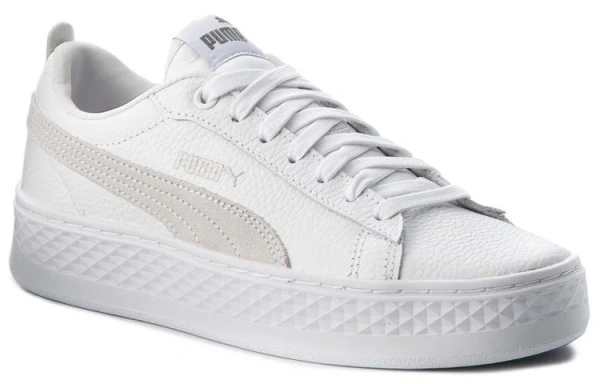 PUMA Smash Platform Low 'White' Women's