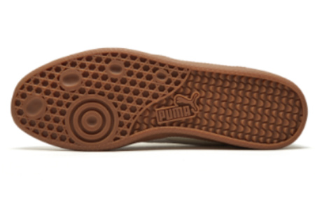 PUMA Liga Кожа Износостойкий и Легкий Низкий Топ Скейтборд Кроссовки Унисекс Экрю