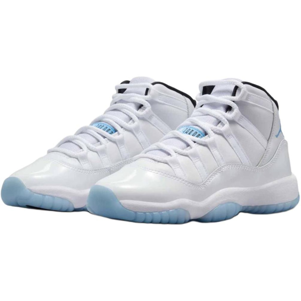 Jordan Air Jordan 11 Детские баскетбольные кроссовки Высокие Белые Унисекс