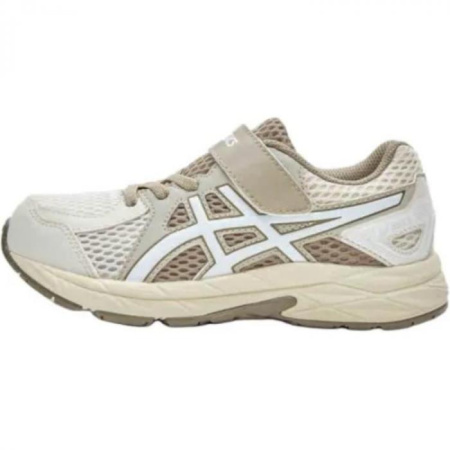 Asics RUNNING KIDSContend Jog Slip Resistant Anti Kick Low Top Kids' Running Shoes White Umber Kids'