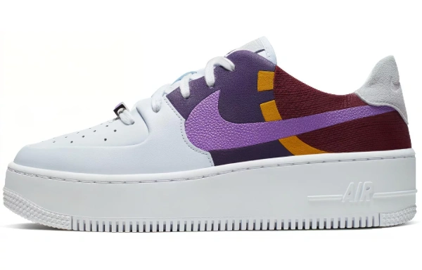 Nike Air Force 1 Sage Low Lx Grey Dark Orchid Women's