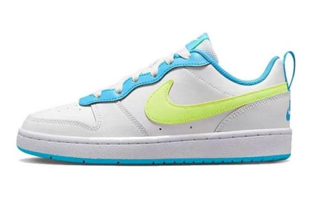 Nike Court Borough Low 2 GS 'White Baltic Blue Volt'