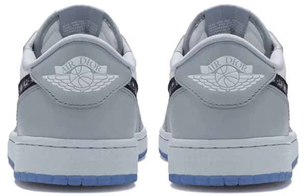 JORDAN 1 Low X Dior 'White Grey'