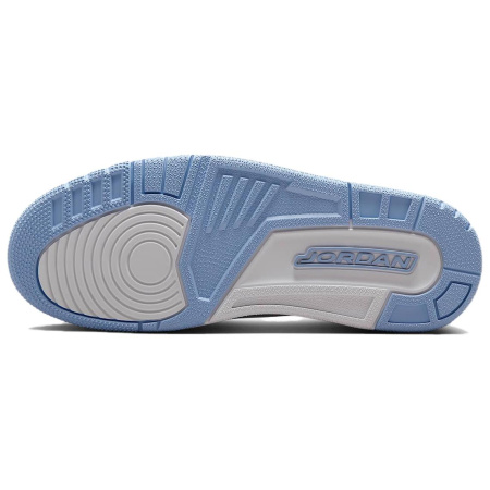 Джордан Legacy 312 противоскользящий устойчивый к истиранию низкий топ винтажные баскетбольные кроссовки женские белый синий