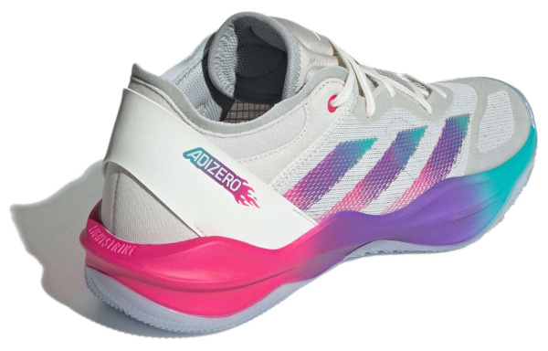 Adidas ADIZERO BOUNCE SELECT 2,0 Баскетбольные кроссовки Низкие Ярко-белый/Пурпурно-розовый/Розово-белый Унисекс