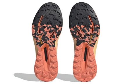 adidas Terrex Agravic Slip Resistant Abrasion Resistant Легкий Низкий Топ Беговые кроссовки Женские Белый Оранжевый