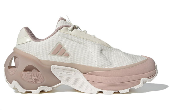 Adidas Edge Runner Беговые кроссовки Низкие Бежево-розовые Унисекс