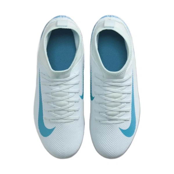 Nike Mercurial Superfly 10 Anti Slip Wear Resistant Mid Top Kids' Soccer Shoes Blue Kids'