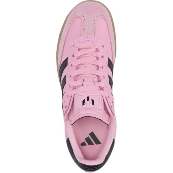 Messi x Adidas Anti Slip Wear Resistant Low Top Kids' Skateboarding Shoes Pink/Black Kids'