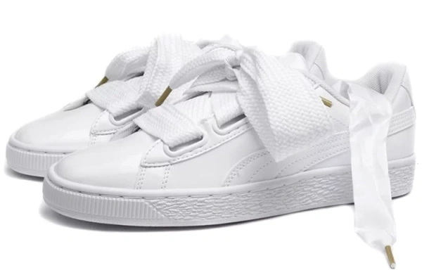 PUMA Basket Heart Patent 'White' Women's