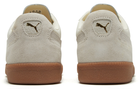 PUMA Liga Кожа Износостойкий и Легкий Низкий Топ Скейтборд Кроссовки Унисекс Экрю