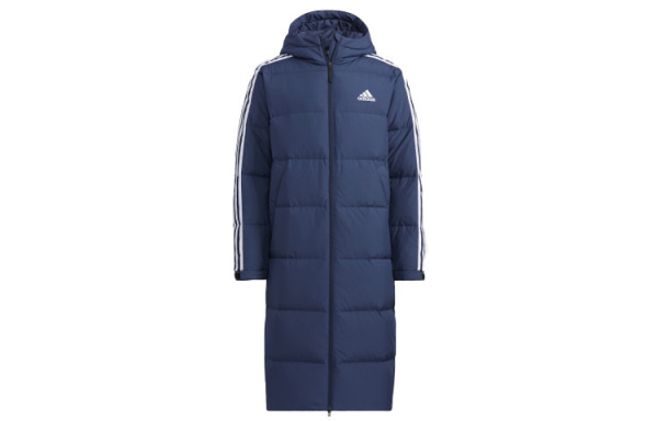 Adidas 3 Stripes Down Jacket Winter Unisex Blue