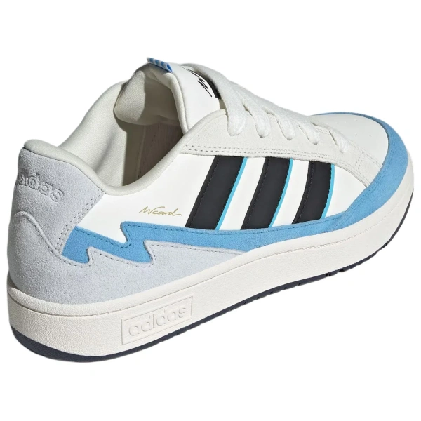 Adidas WCARD ADV Abrasion Resistant Low Top Skateboard Shoes Unisex White Blue