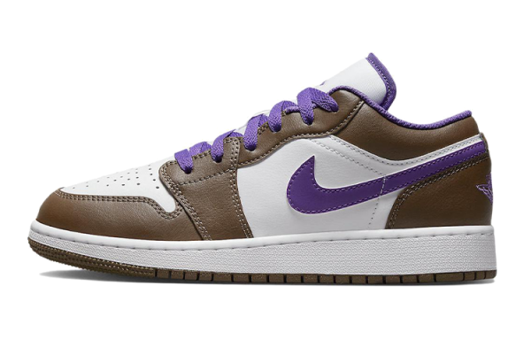 Jordan 1 Low Purple Mocha GS