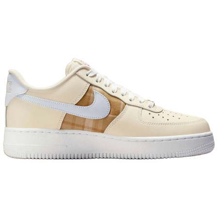 Nike Air Force 1 Устойчивые к истиранию Низкие Кроссовки для скейтбординга Женские Бежево-коричневые