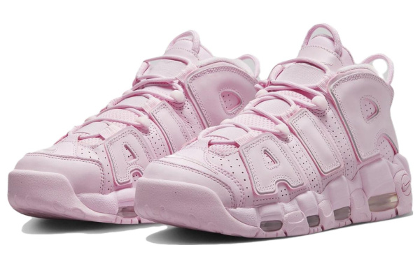 Nike Air More Uptempo Винтажные баскетбольные кроссовки High Top Розовые Женские